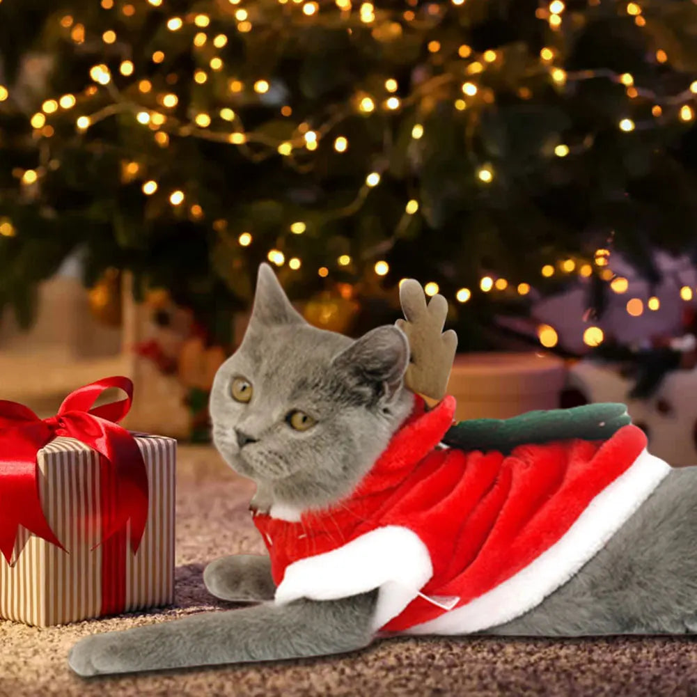 Christmas Pet Clothes Winter Warm Pet Dog Cold Weather Coats Dog Christmas Clothes for Small Dogs Puppy