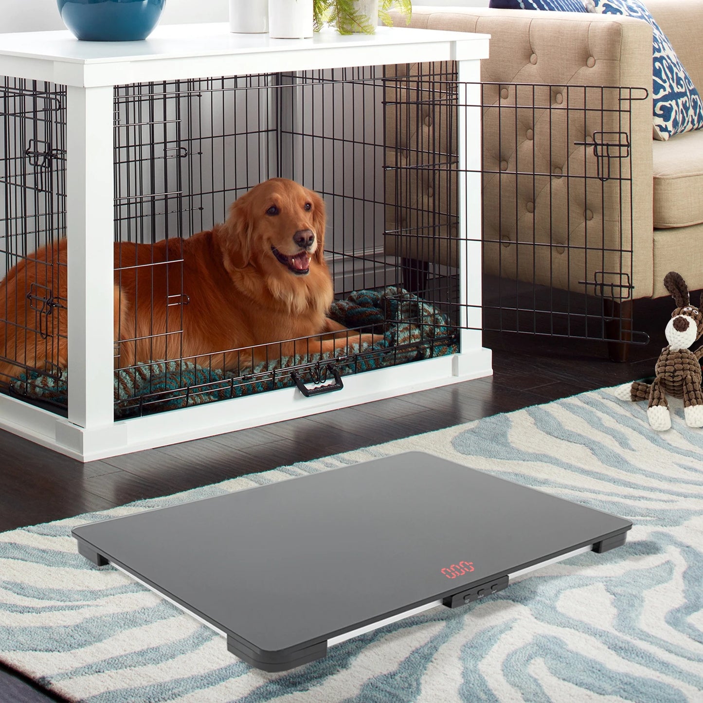100kg Digital Pet Scale Dog Cat Precise Weigher with LCD Display Animal Electronic Scales for Home Pet Stores Pet Hospital