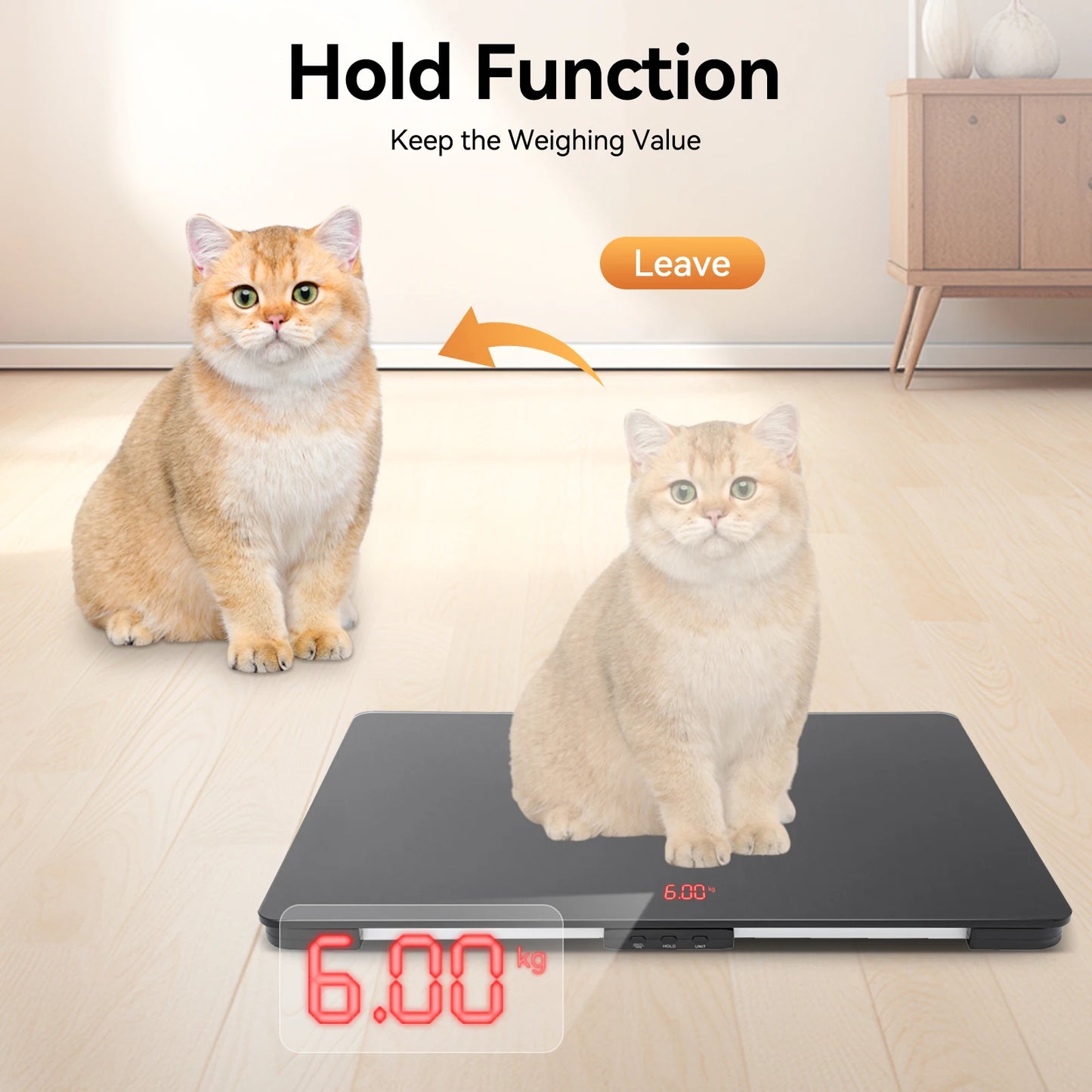 100kg Digital Pet Scale Dog Cat Precise Weigher with LCD Display Animal Electronic Scales for Home Pet Stores Pet Hospital