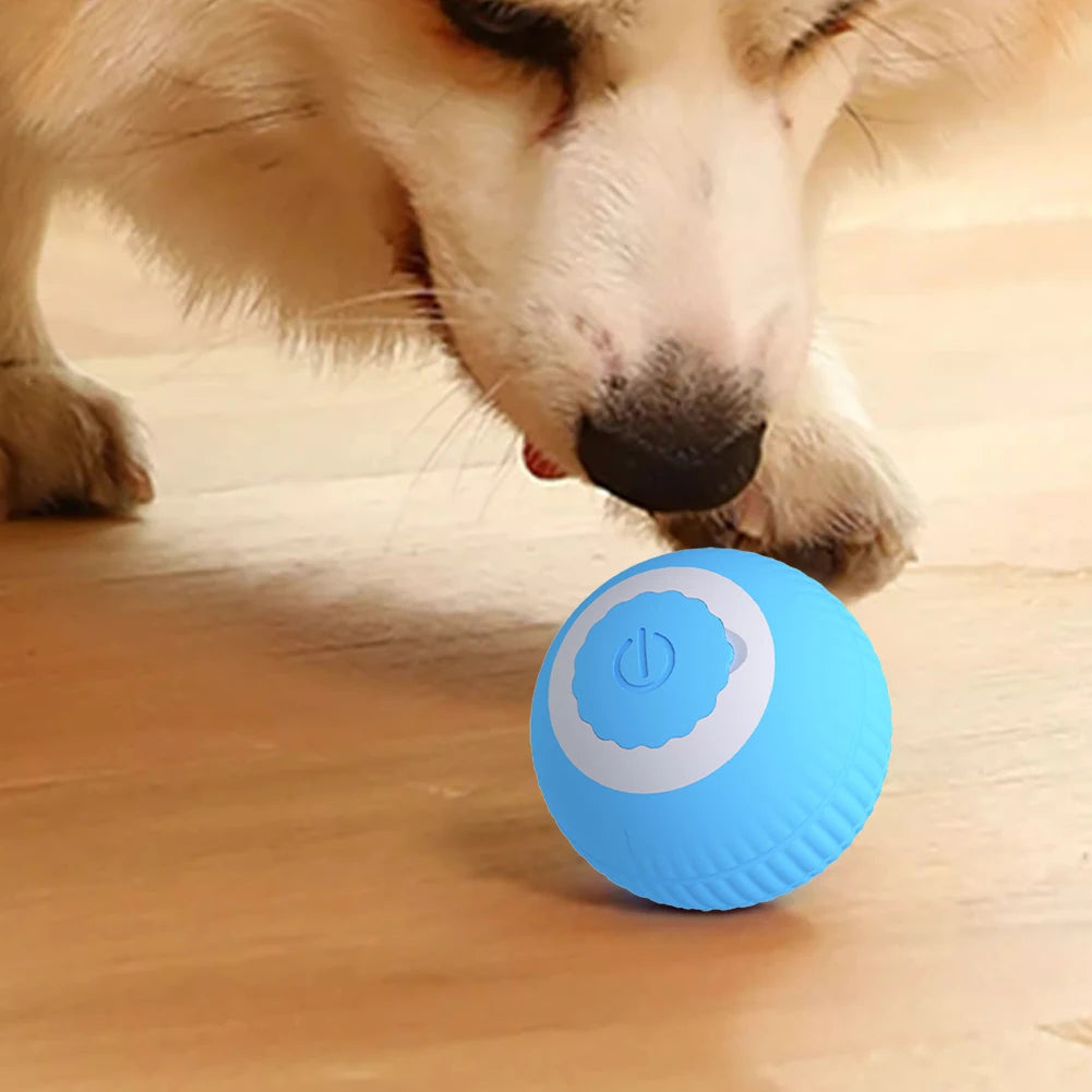 Rolling Cat Toys USB Rechargeable Smart Interactive Cat Toy ABS Intelligent Rolling Toy Ball for Indoor Playing