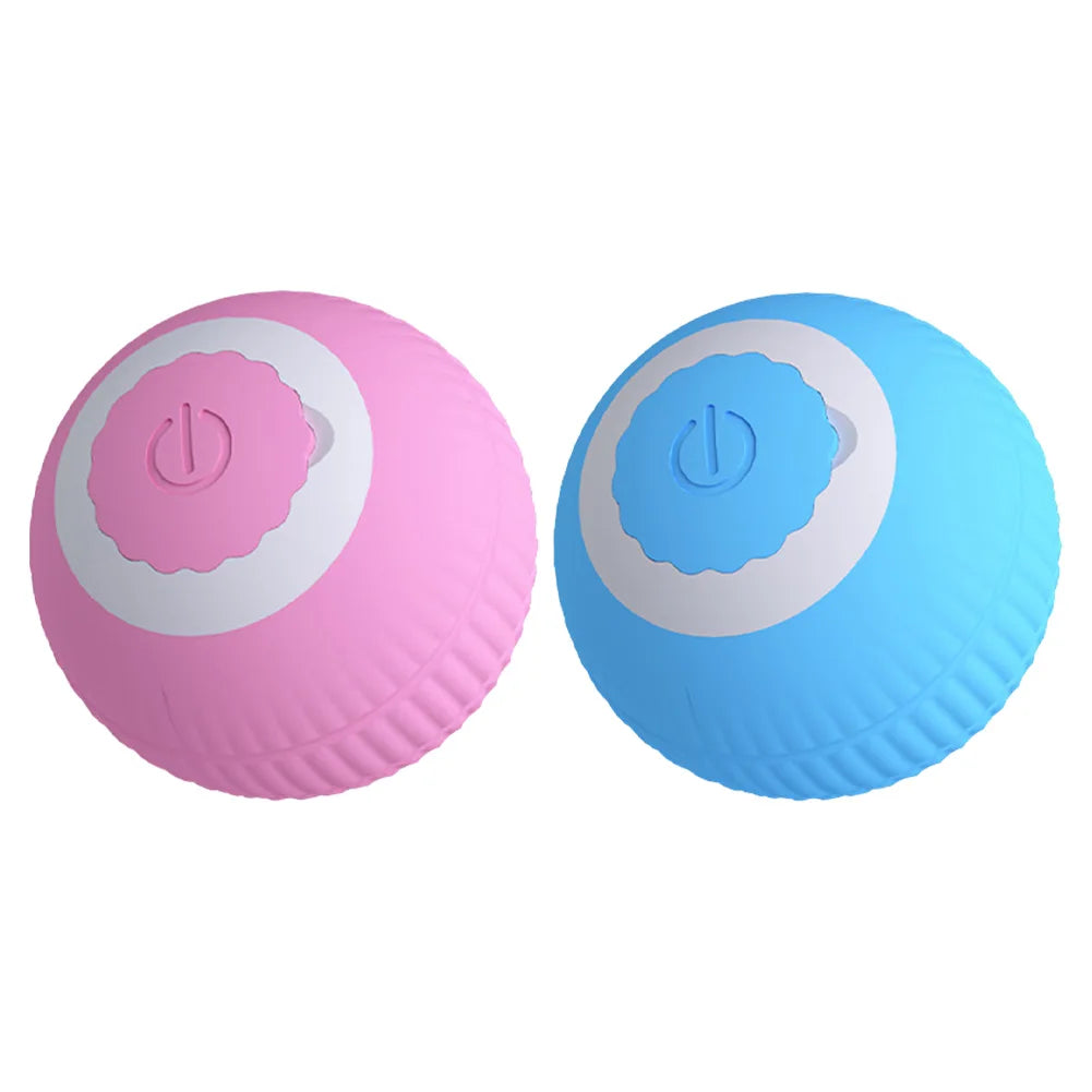 Rolling Cat Toys USB Rechargeable Smart Interactive Cat Toy ABS Intelligent Rolling Toy Ball for Indoor Playing
