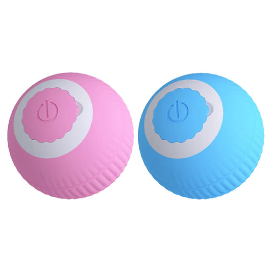 Rolling Cat Toys USB Rechargeable Smart Interactive Cat Toy ABS Intelligent Rolling Toy Ball for Indoor Playing