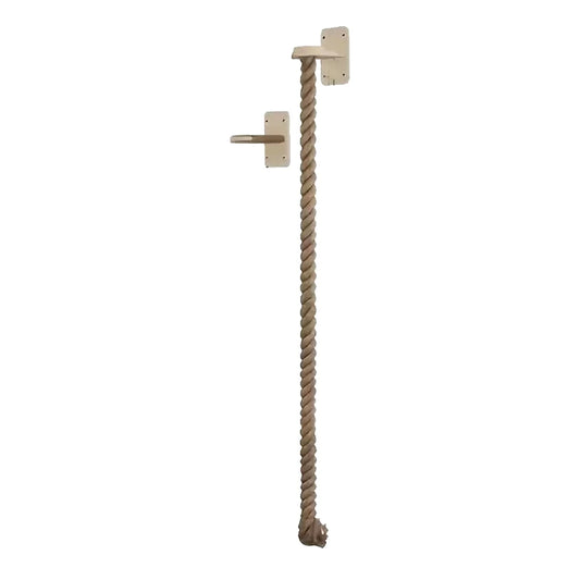 Cat Climbing Rope with Wood Platform Climbing Training Rope Wall Mounted Rope for Cat Furniture Scratcher Play Equipment