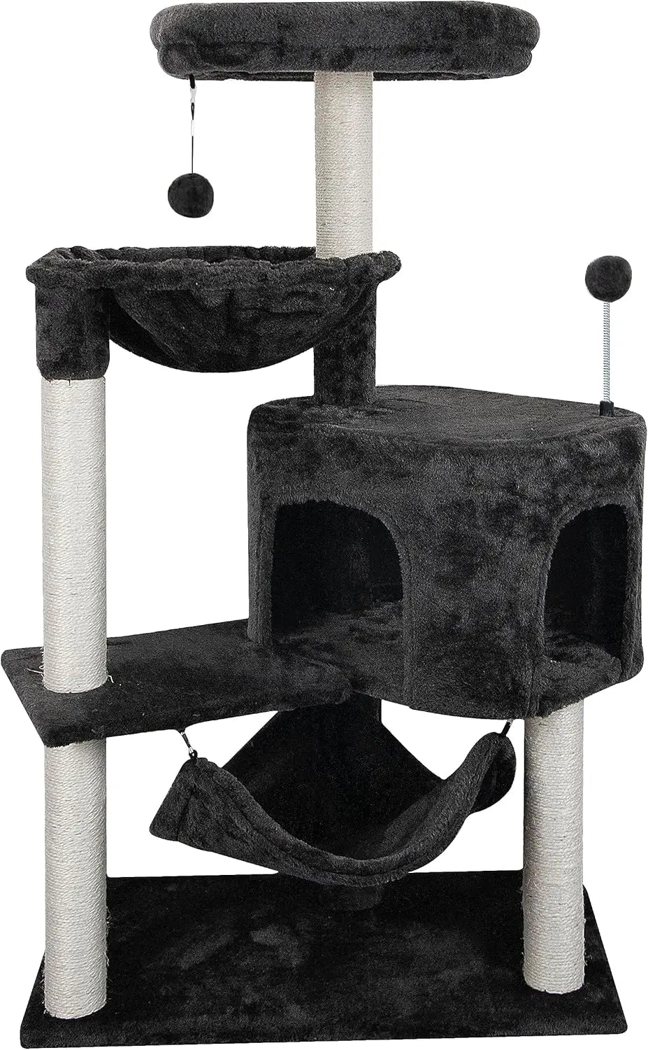 Cat Tree with Cat Condo and Big Hammock