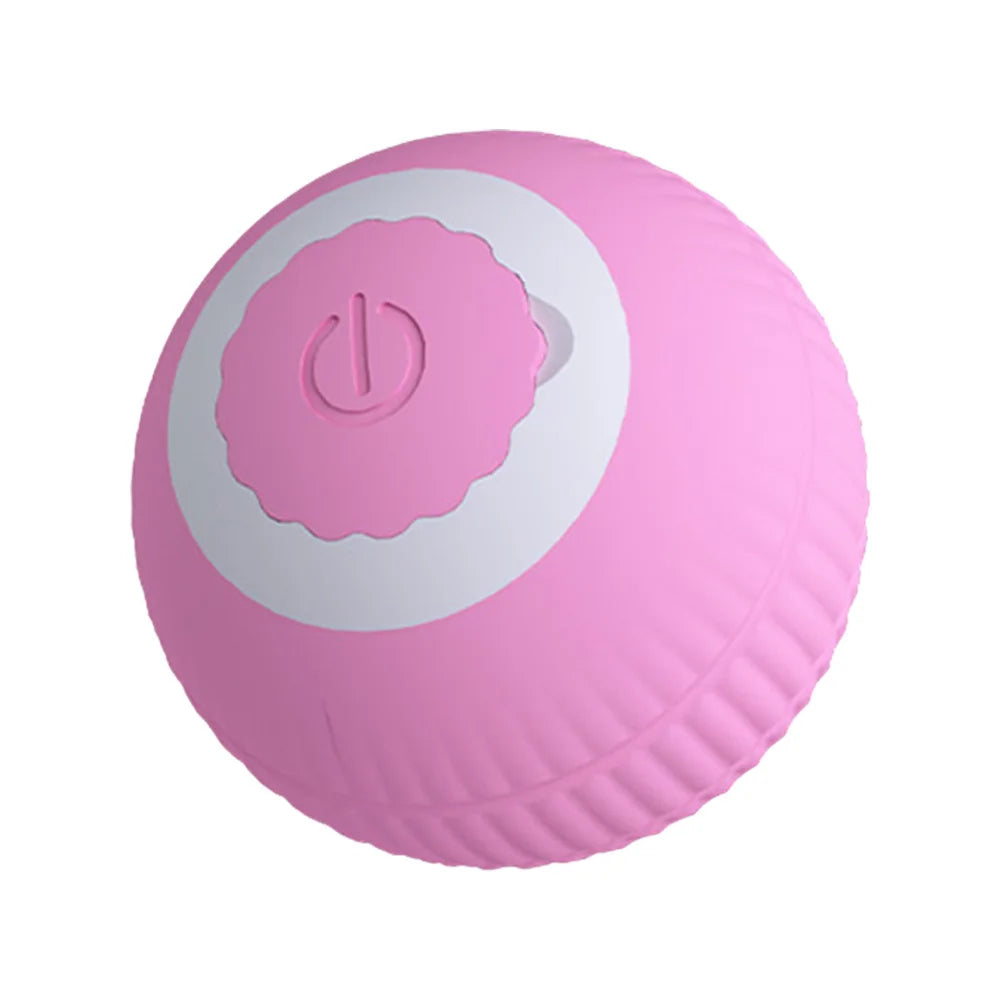Rolling Cat Toys USB Rechargeable Smart Interactive Cat Toy ABS Intelligent Rolling Toy Ball for Indoor Playing