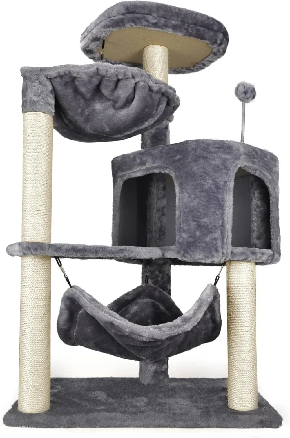 Cat Tree with Cat Condo and Big Hammock